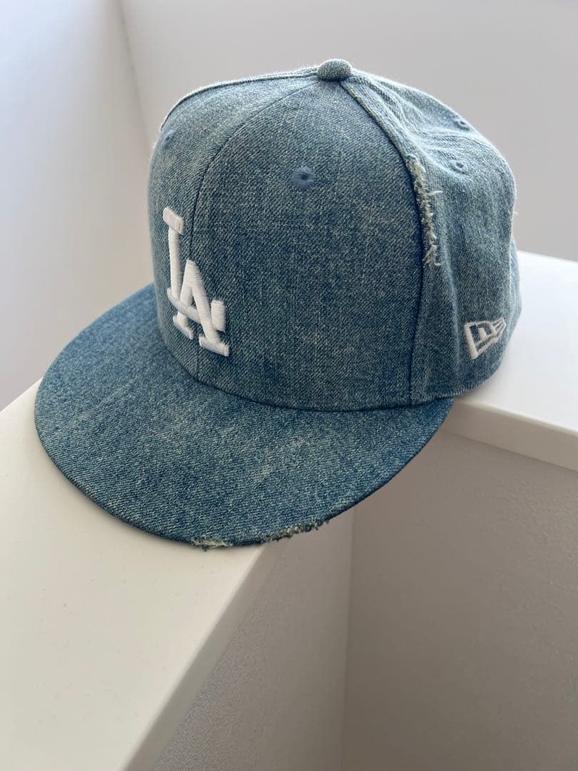 【希少】完売新品NEW ERA LA 59FIFTY デニムキャップ 7 3/8