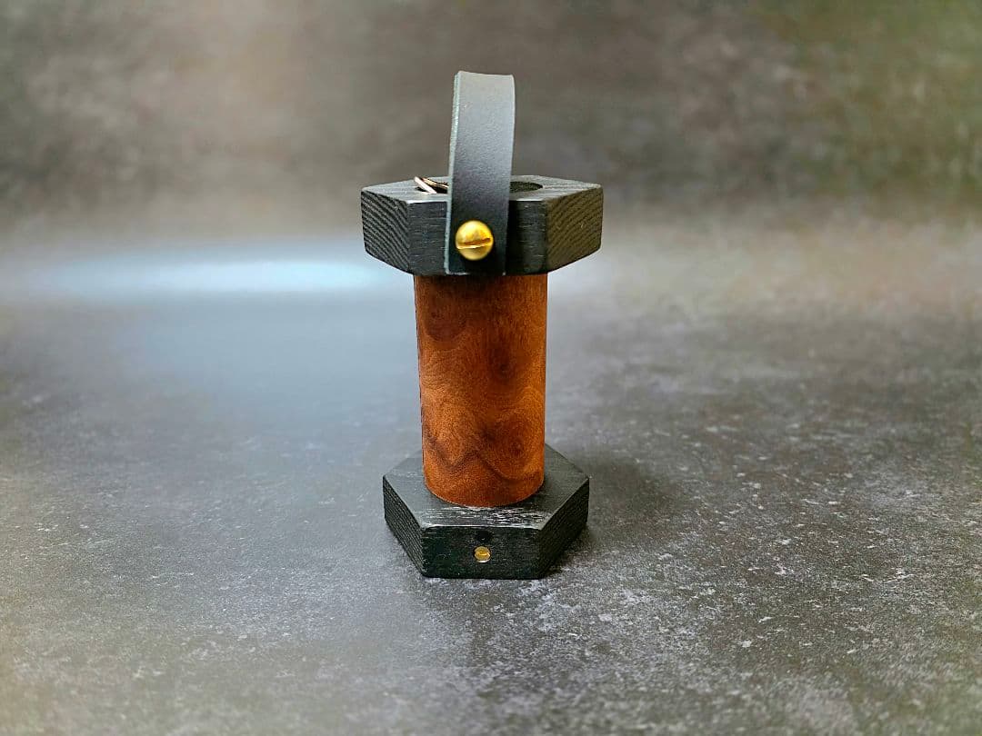 ゴールゼロ 楠瘤杢 天然木 真鍮 レザー ランタンシェード カバー グローブ