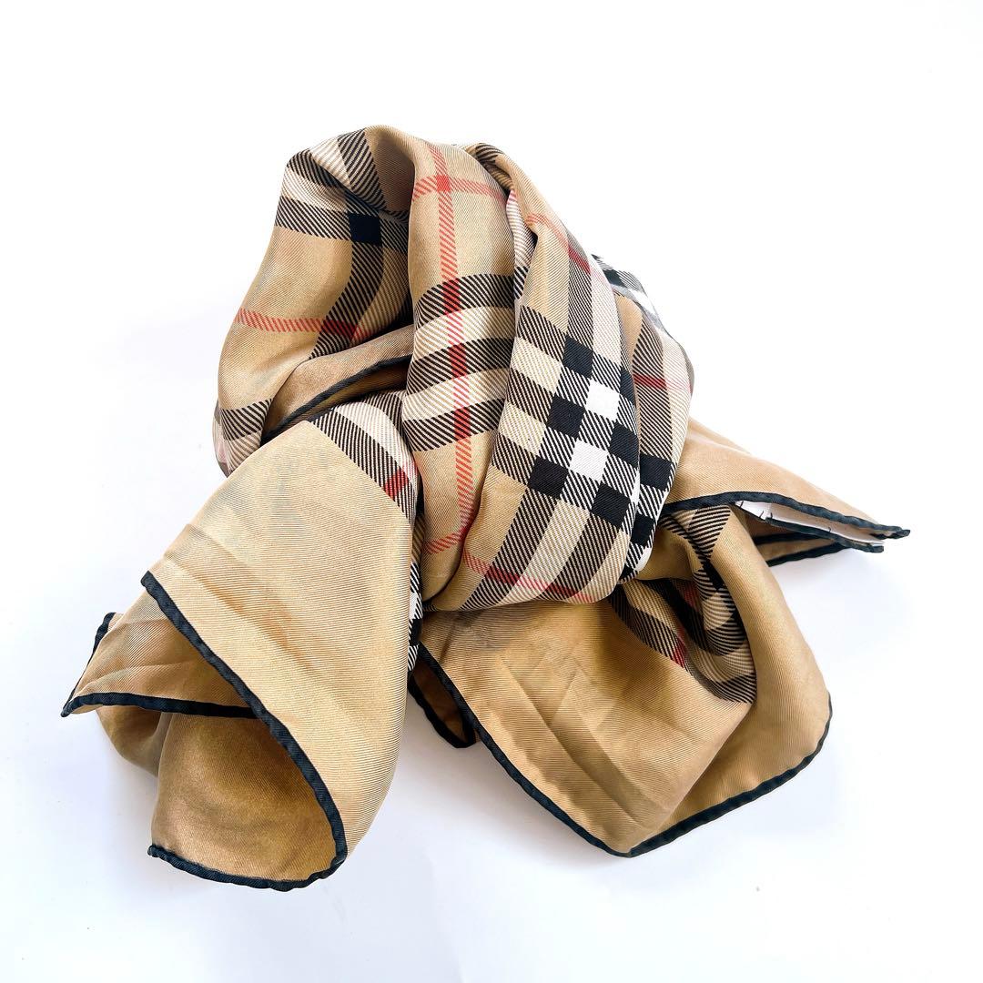BURBERRY LONDON ノバチェック 大判スカーフ 87×87