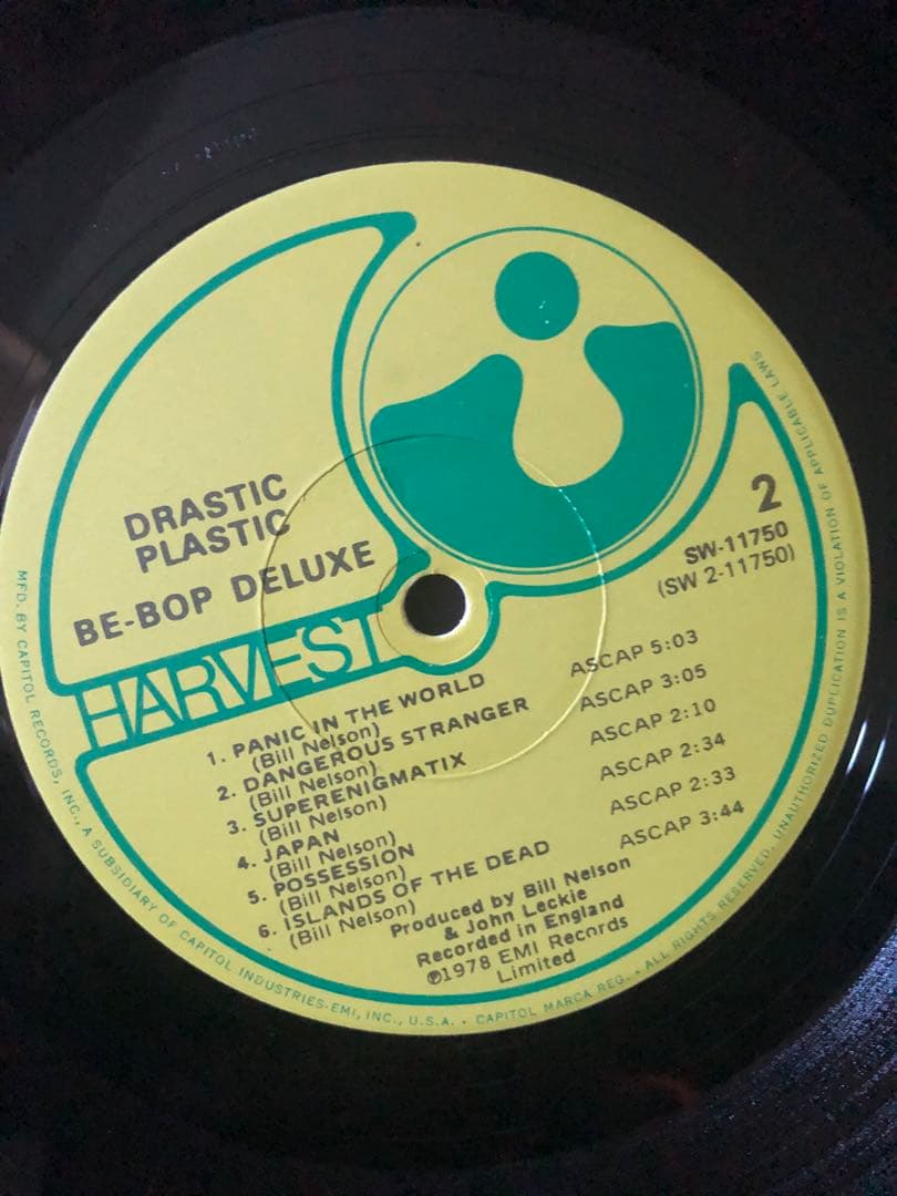 Be-Bop Deluxe LP 78年US盤