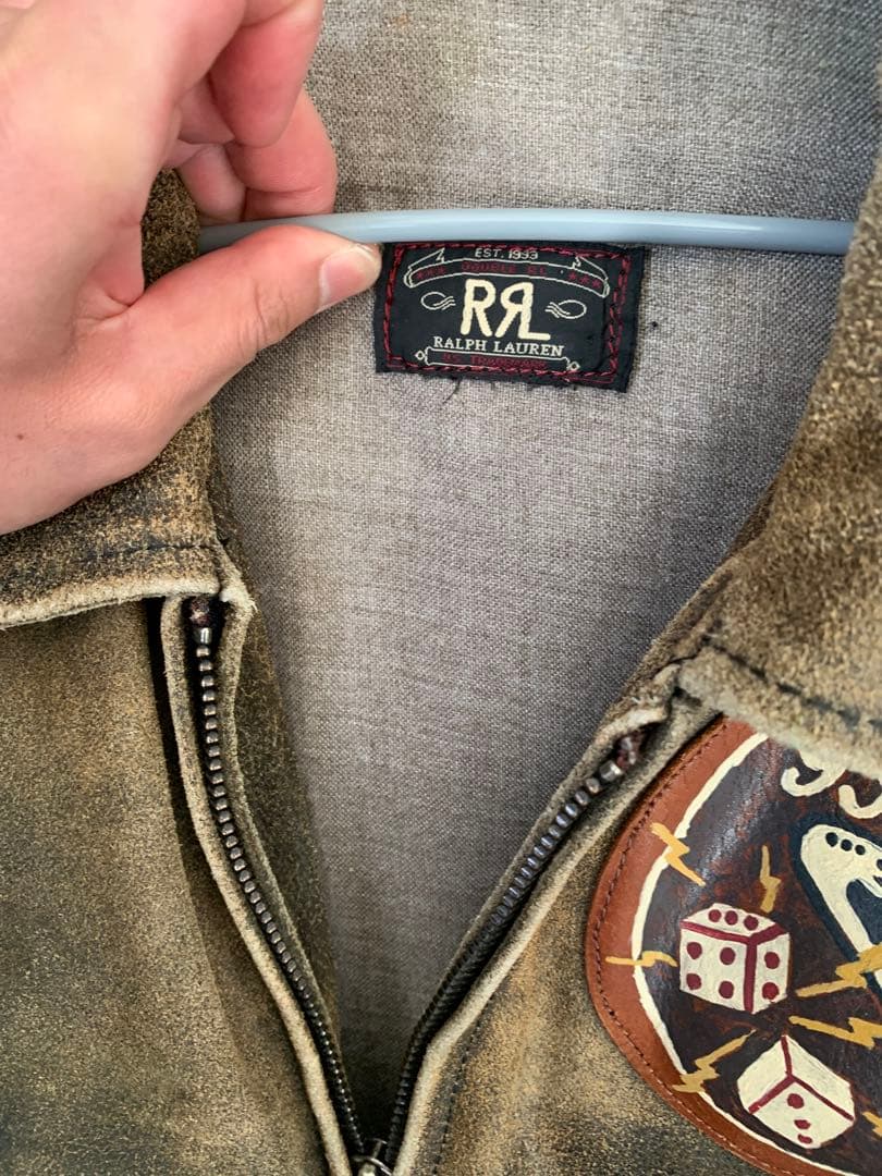 超レア　RRL レザージャケット　スペシャルリミテッドラルフローレン
