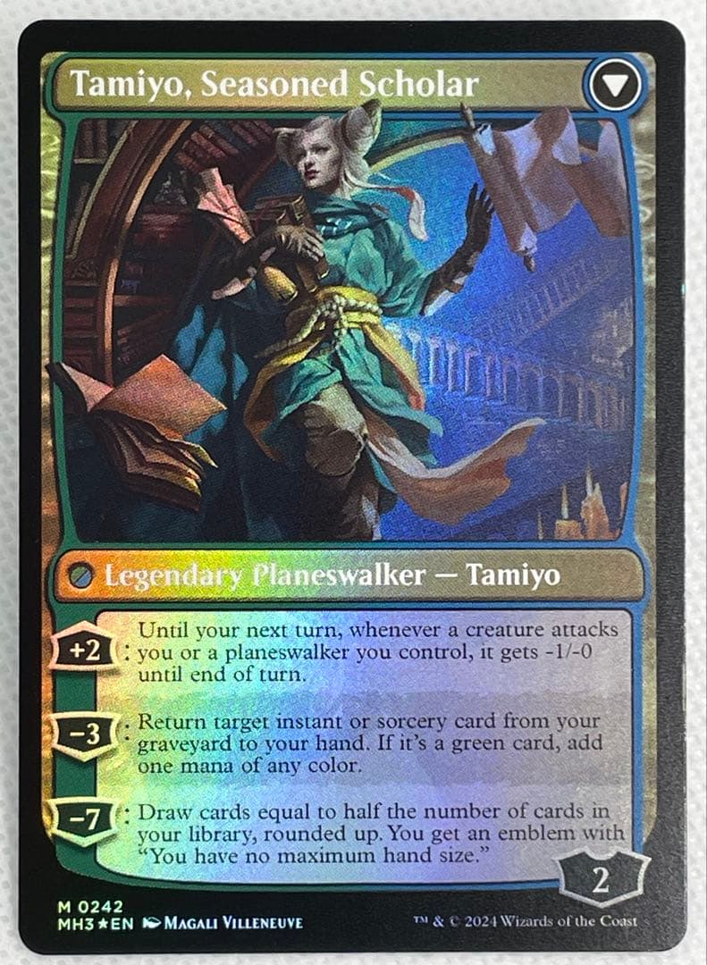 MtG 知りたがりの学徒、タミヨウ 英語foil