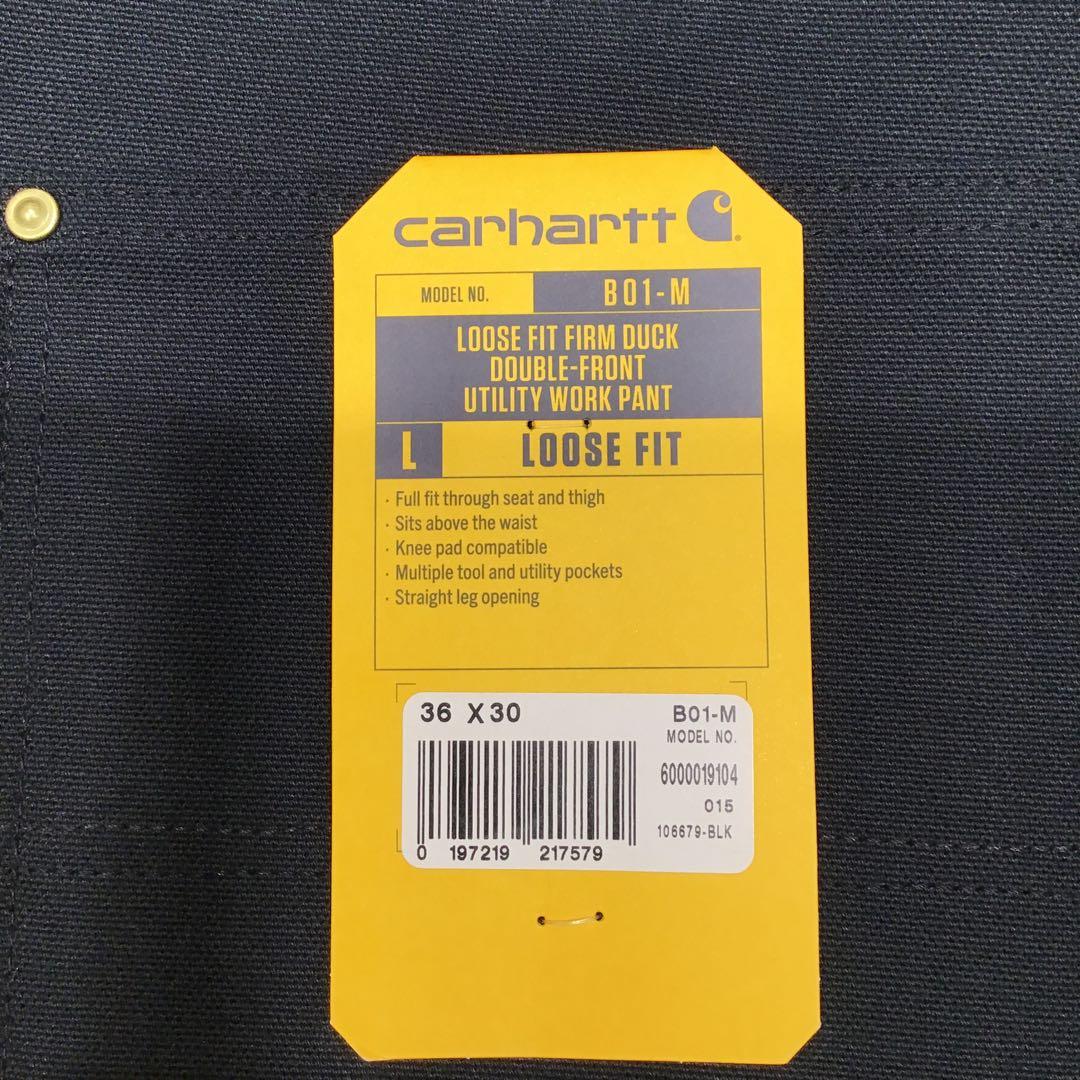 【送料無料】新品未使用タグ付き Carhartt カーハートダブルニー36×30