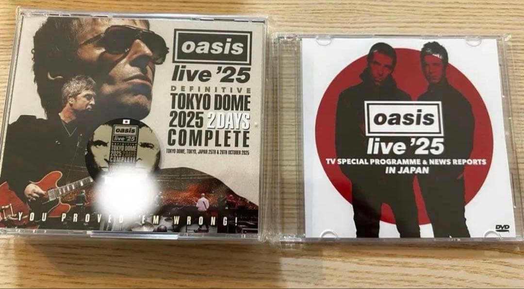 新品未開封 oasis Definitive Tokyo Dome 2025
