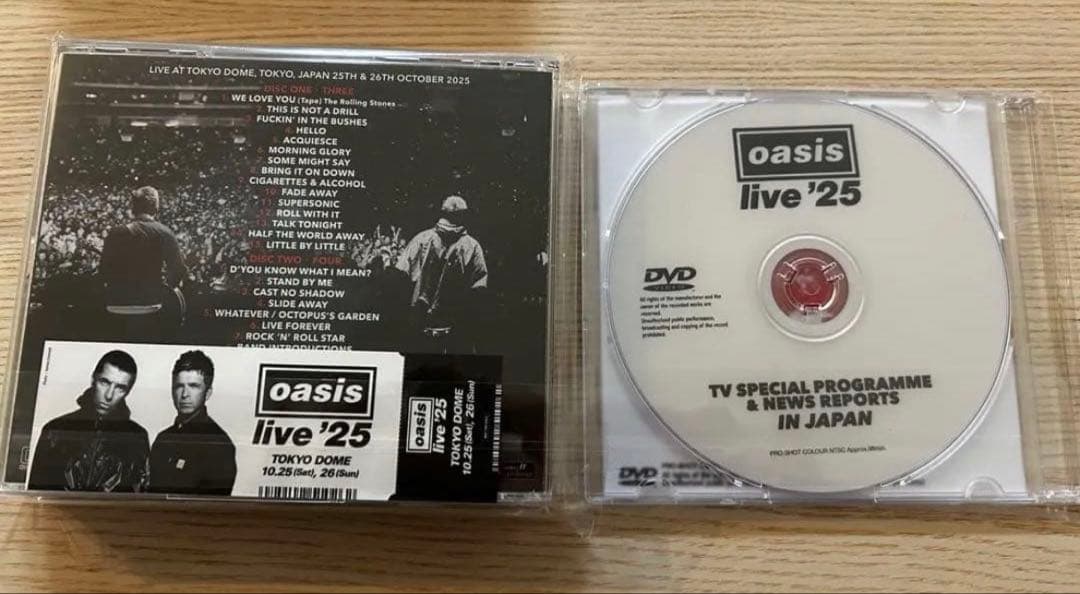 新品未開封 oasis Definitive Tokyo Dome 2025