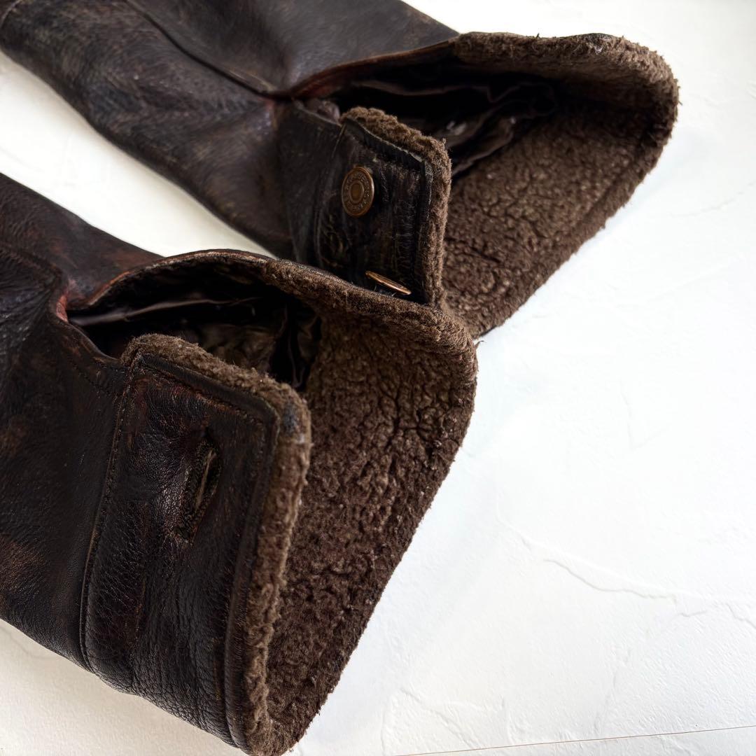 【old gap】Cow leather car coat 90's