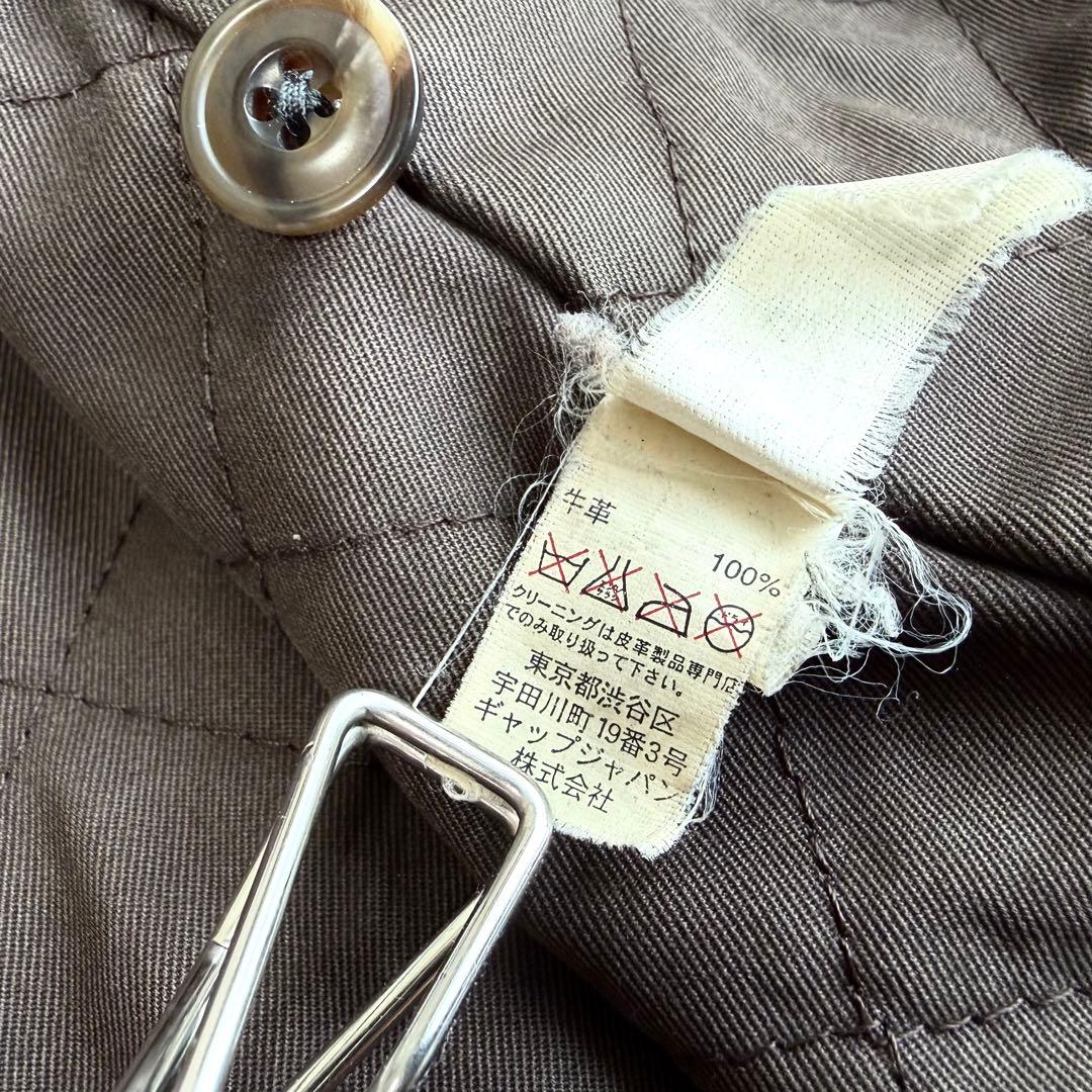 【old gap】Cow leather car coat 90's