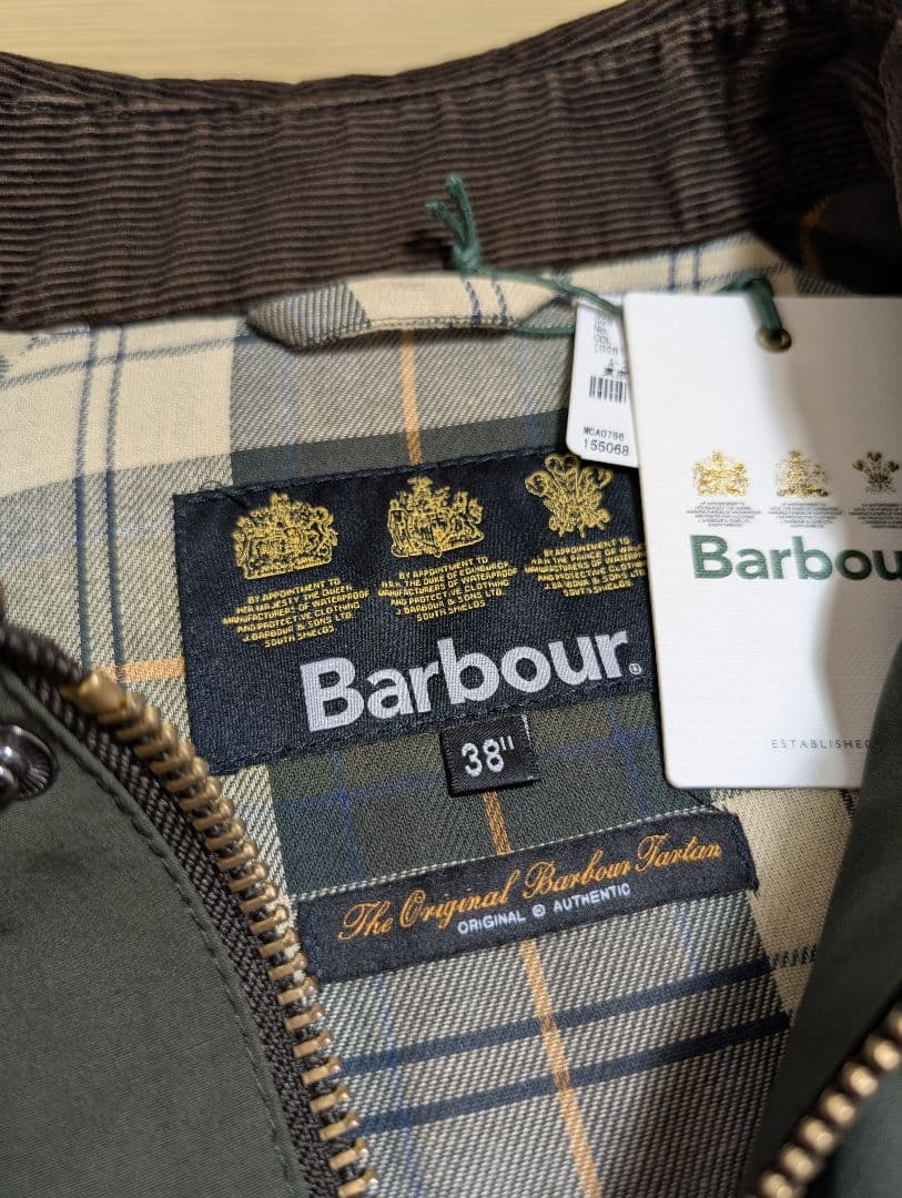 Barbour ニューバーレー ジャケット 2レイヤー