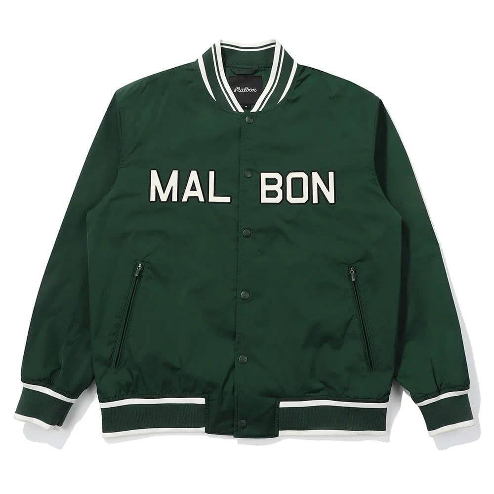 マルボンゴルフ ウェアMalbon golf メンズ スタジャン ジャケット