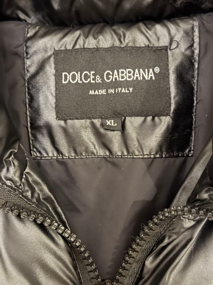 DOLCE&GABBANA ドルチェアンドガッパーナ ダウンベスト ロゴプレート