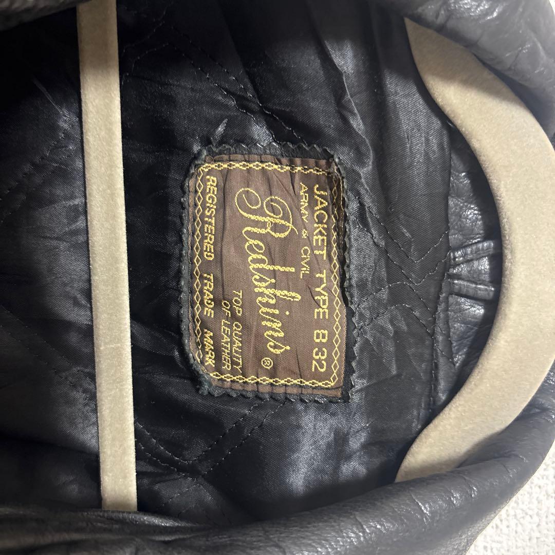 Redskins レザー ジャケット ファイヤーマンジャケット ヴィンテージ