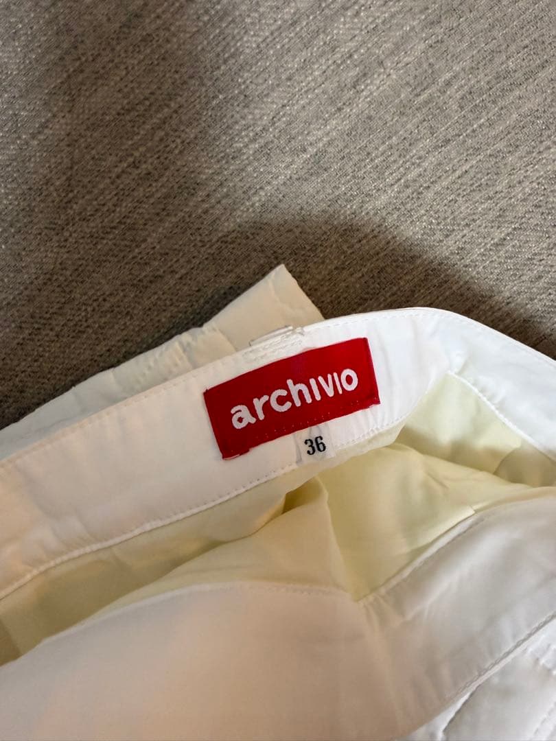 【美品】アルチビオ archivio セットアップ 36 カシミヤ