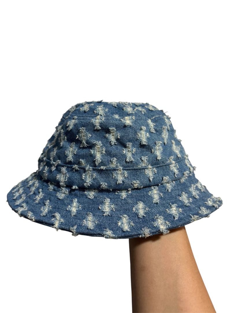 帽子 Supreme Hole Punch Denim Crusher M/L