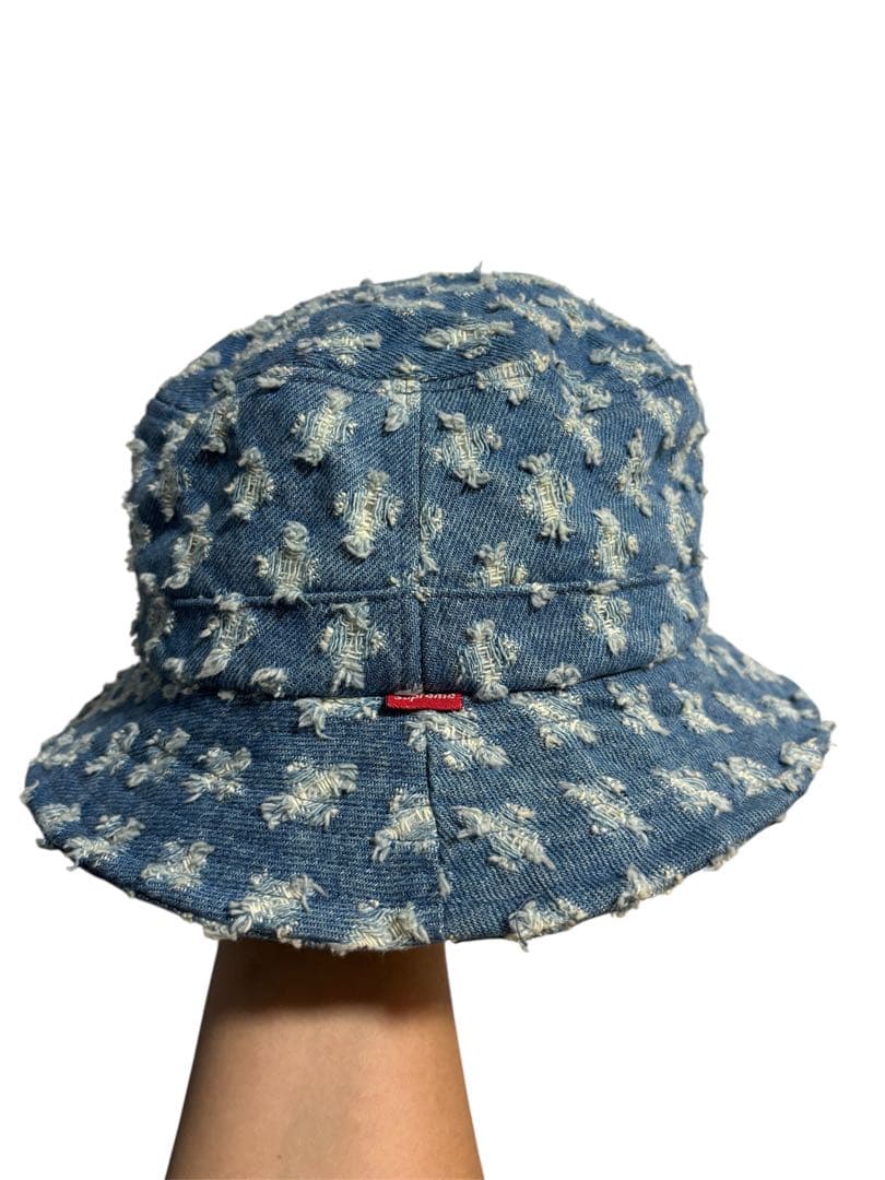 帽子 Supreme Hole Punch Denim Crusher M/L