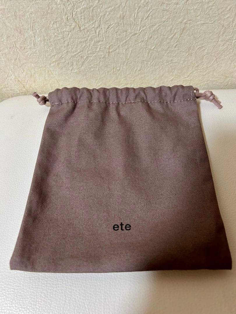【ete 】【15号】クレセントムーンリング （ピンクゴールド）