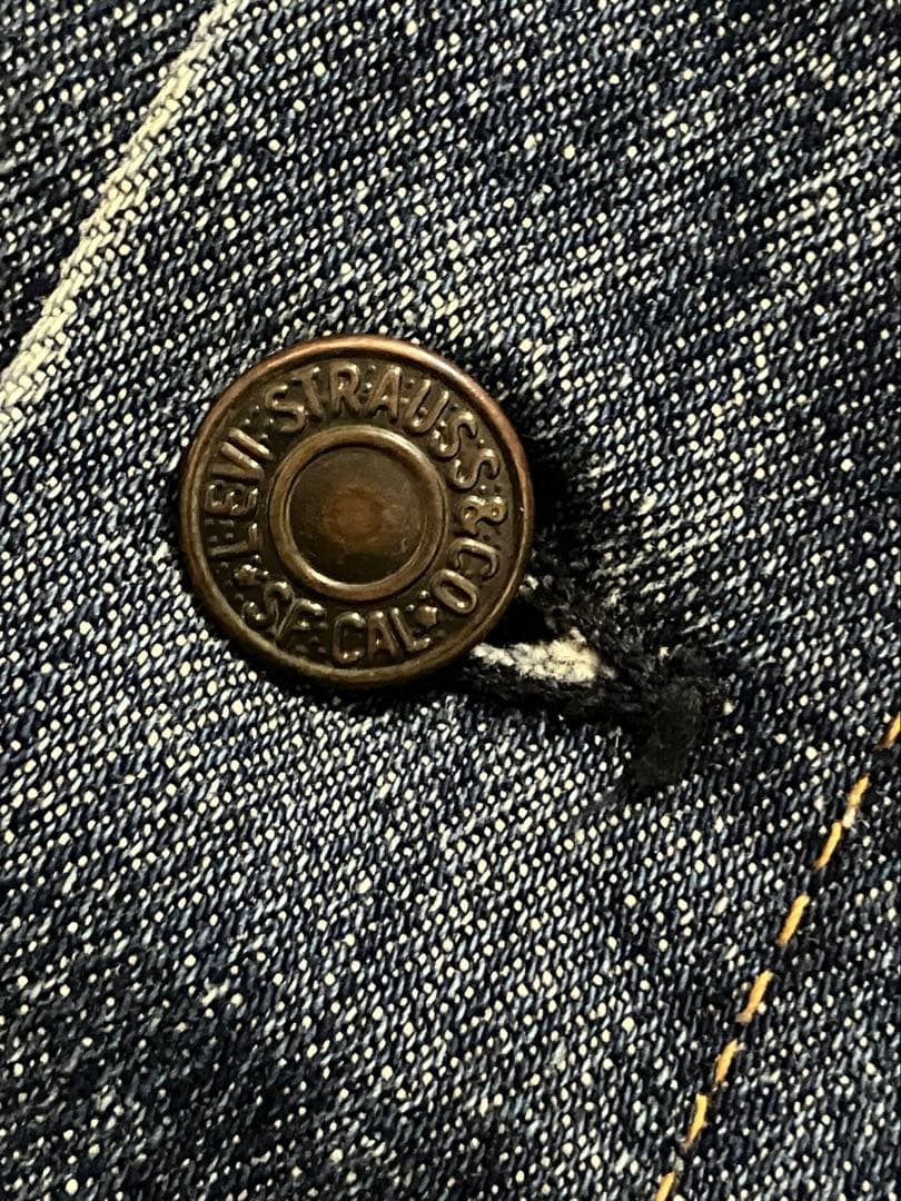 Levi's リーバイス 70505 44 濃紺 デニムジャケット ケアタグ