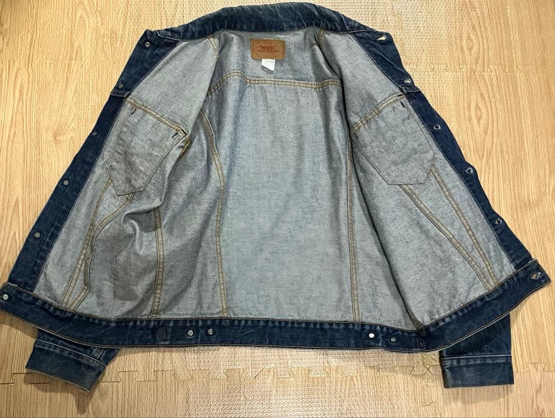 Levi's リーバイス 70505 44 濃紺 デニムジャケット ケアタグ