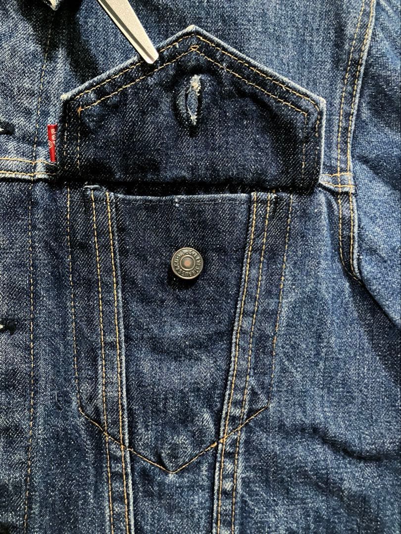 Levi's リーバイス 70505 44 濃紺 デニムジャケット ケアタグ