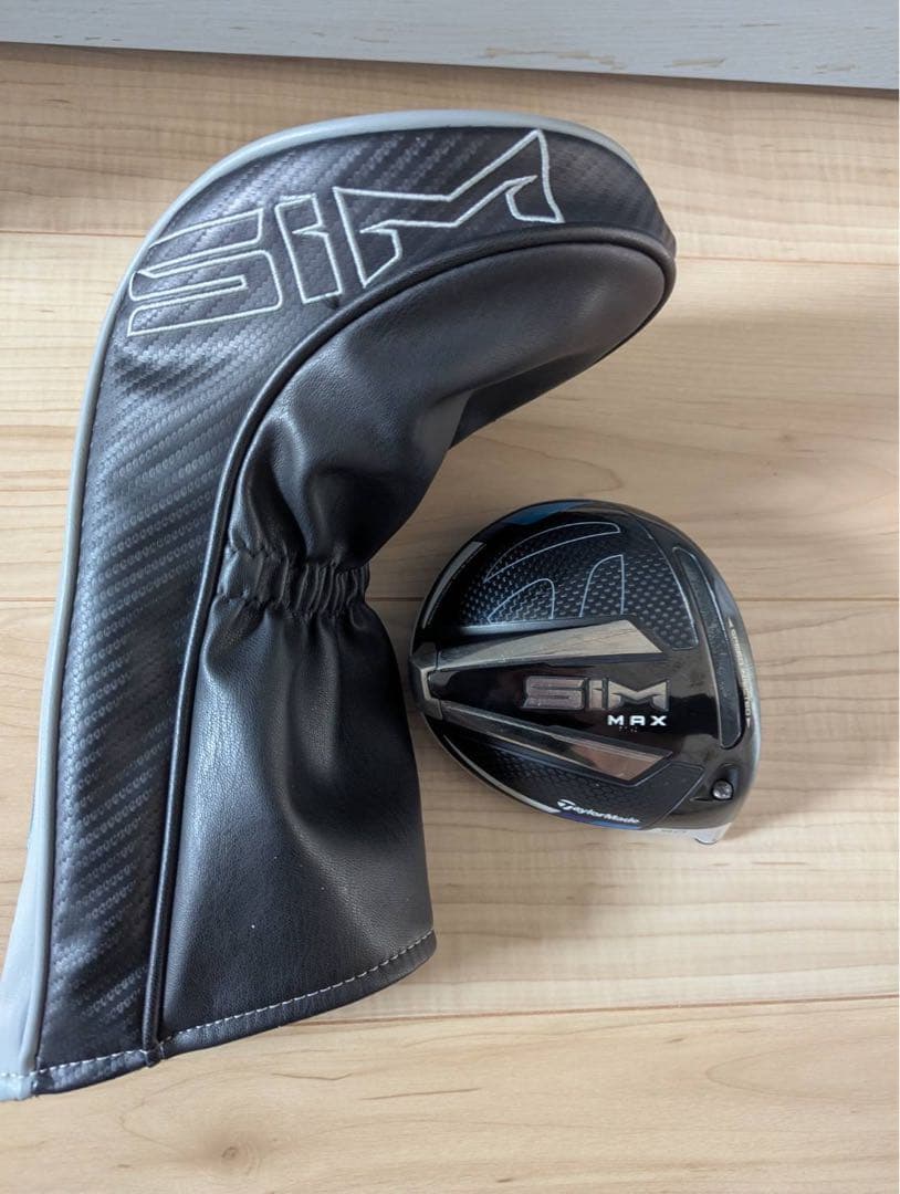 テーラーメイド SIM MAX ドライバー 9° ヘッド単品(カバー付)