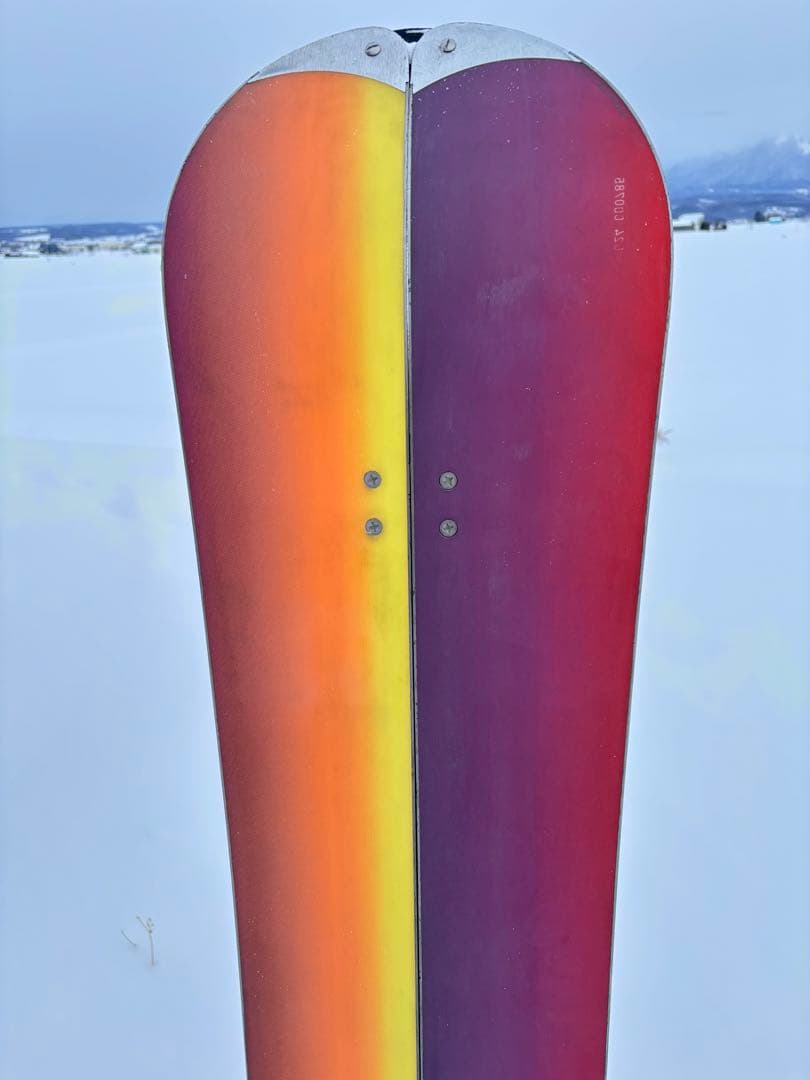 BURTON スプリット66 純正シール、クランポン、ボードスリーブ付き