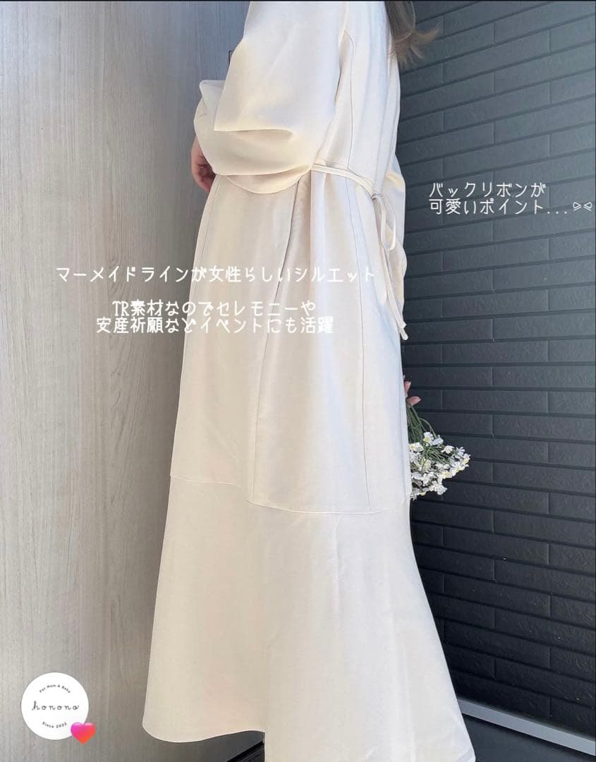 新品未使用★honono ワンピース　マタニティ　授乳服 セレモニー対応