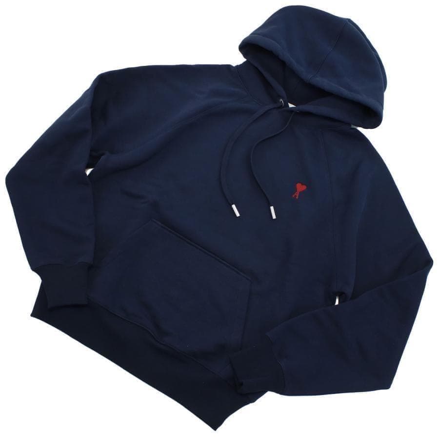 【新品】AMI PARIS アミパリス パーカー ネイビー M 男女兼用