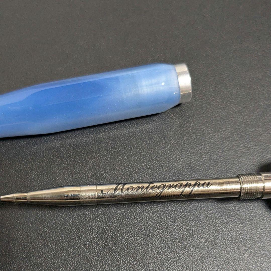 モンテグラッパ ミクラ クリアブルー 925シルバー シャーペン