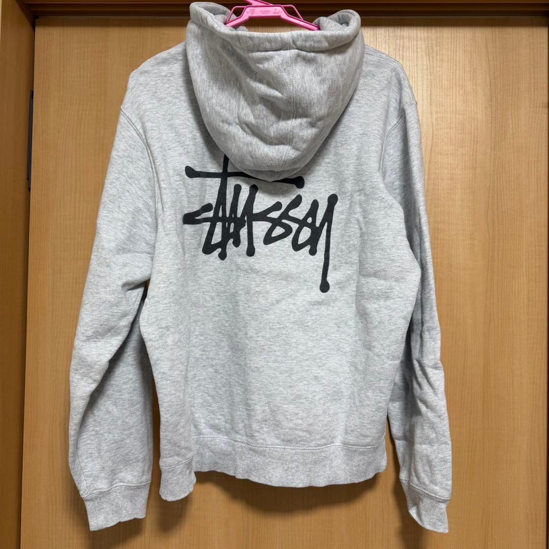 Stussy グレー パーカー Sサイズ