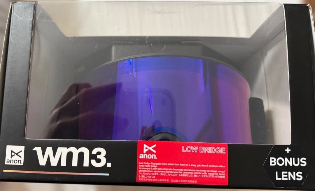 スキー・スノーボードアクセサリー Anon WM3 Goggles + Bonus Lens, Face Mask