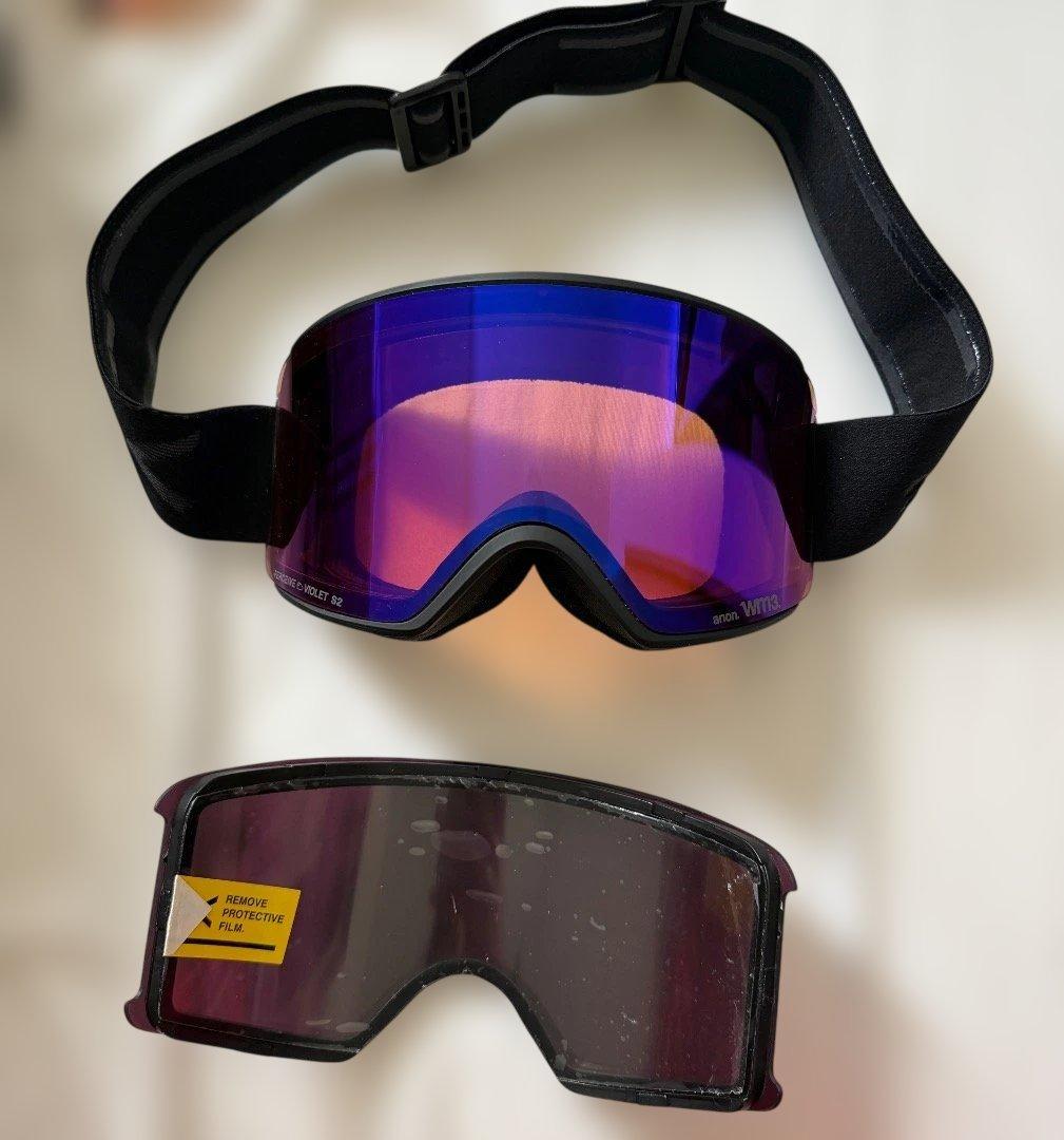 スキー・スノーボードアクセサリー Anon WM3 Goggles + Bonus Lens, Face Mask