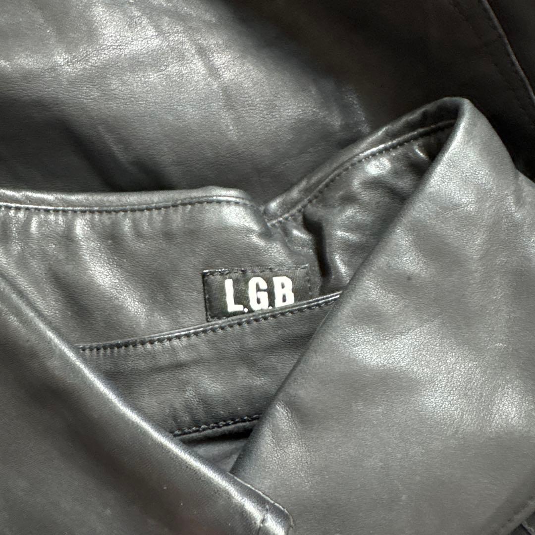L.G.B./SHIRT-G/MID レザー　ジャケット hyde 着用