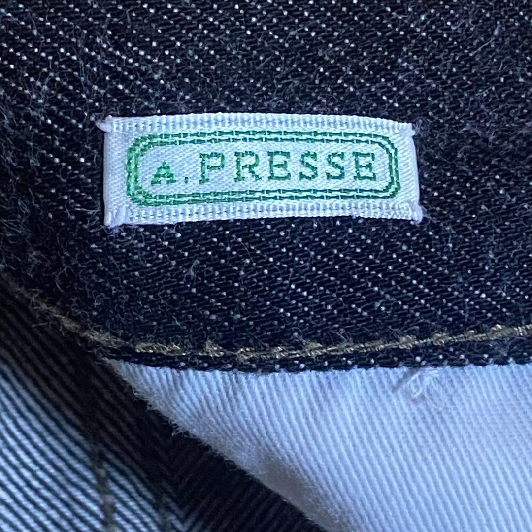 パンツ A.PRESSE Black Washed Denim 36