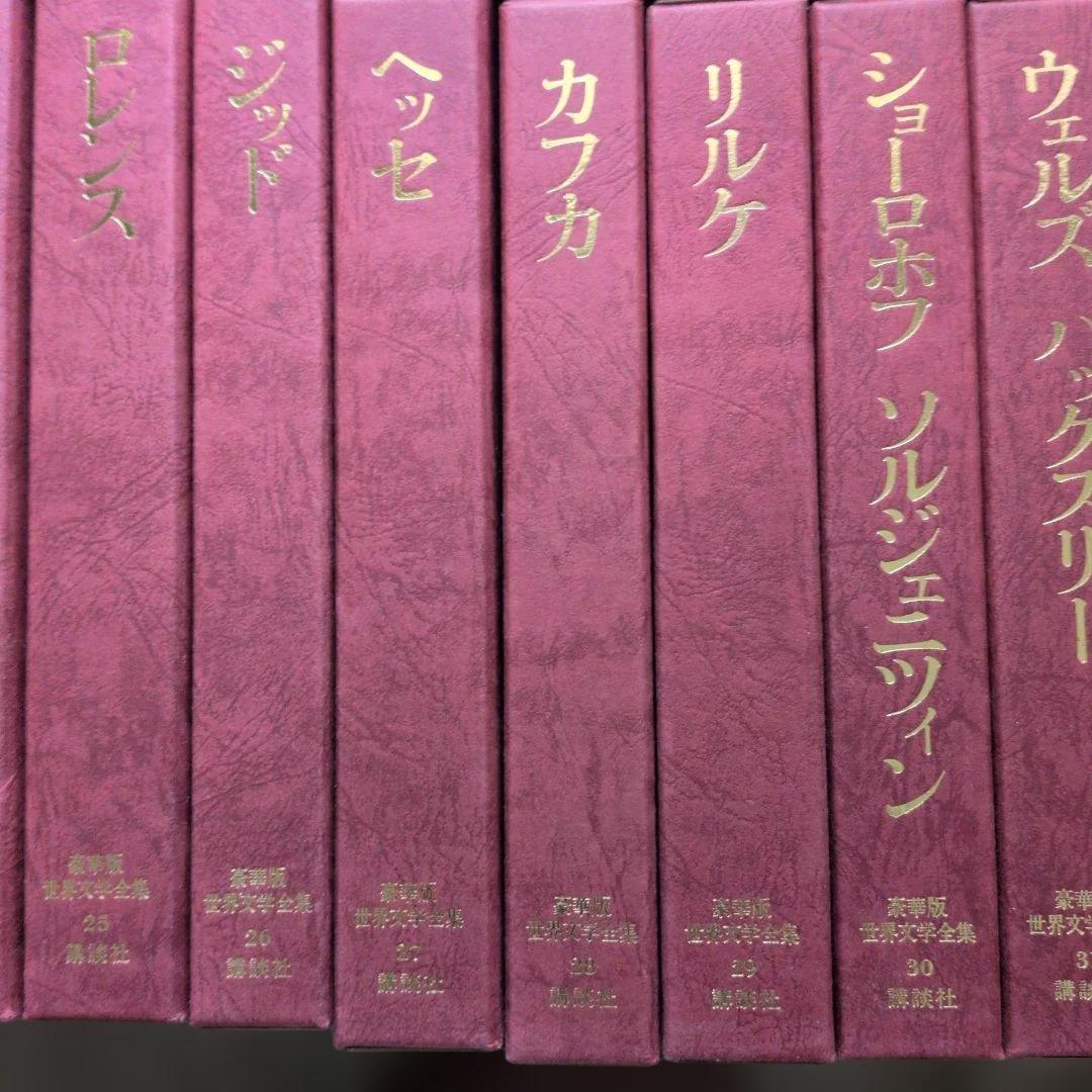 豪華版世界文学全集講談社 全巻セット