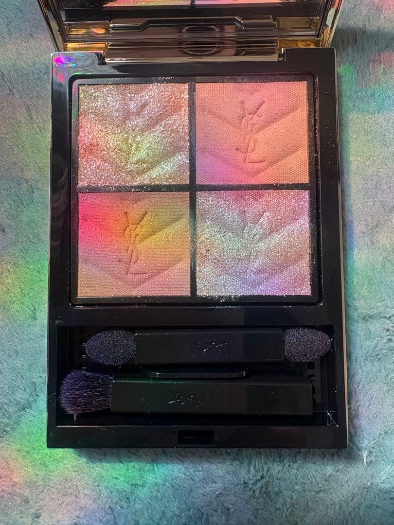 イヴサンローラン　クチュールミニクラッチ126 スパークリングラスト YSL