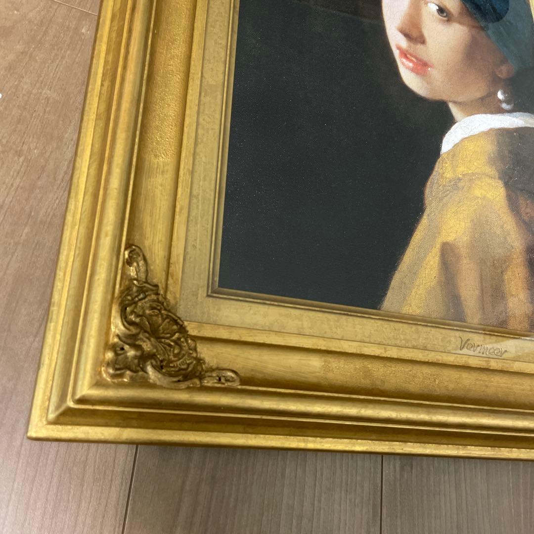 複製画　ヨハネス・フェルメール　真珠の耳飾りの少女