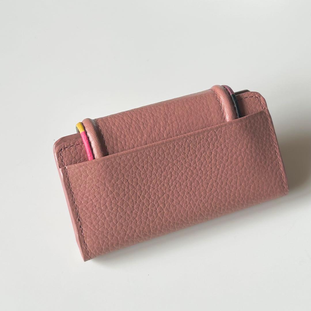 PS Paul Smith ポールスミス キーケース スワールトリム ピンク