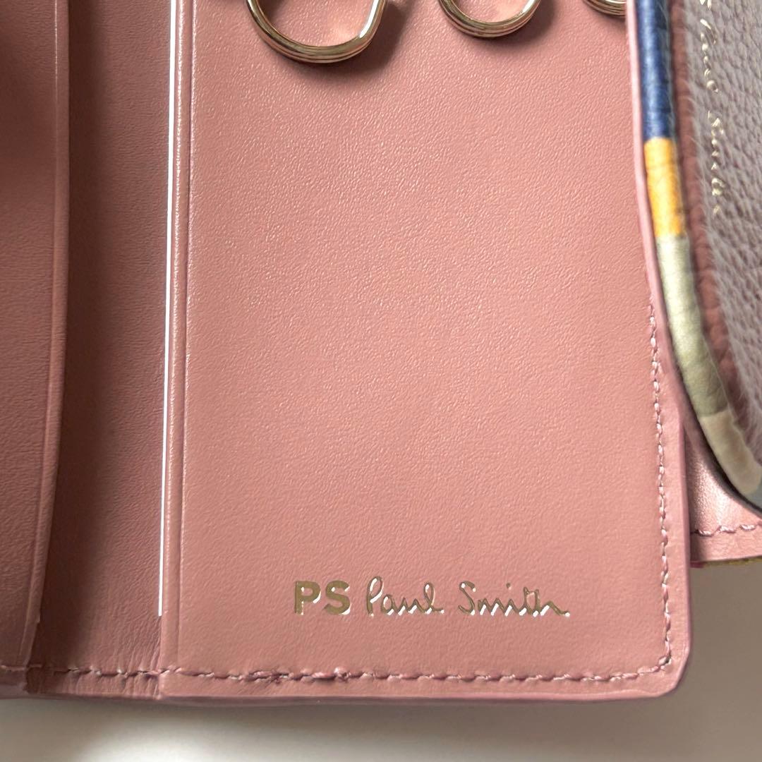 PS Paul Smith ポールスミス キーケース スワールトリム ピンク