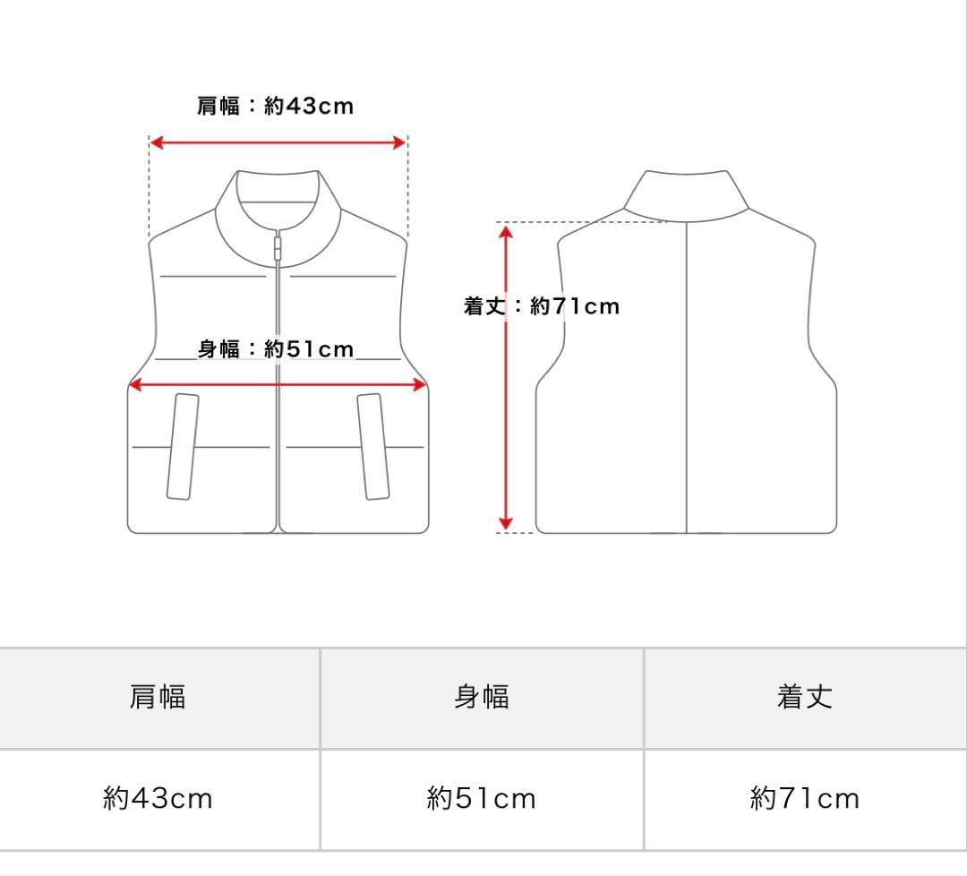 デンハム✖️ナカメマン　ダウンベスト　Ｌ