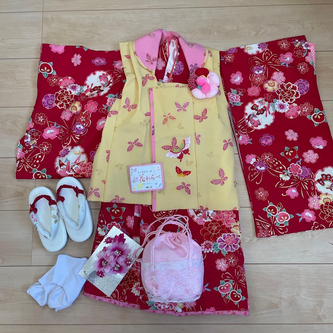 花わらべ⭐︎七五三　着物3歳