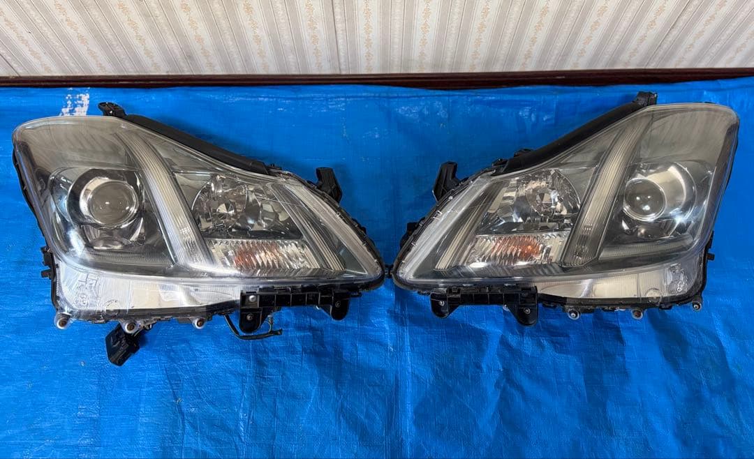 トヨタ クラウン GRS204 純正 HID ヘッドライトセット 左右