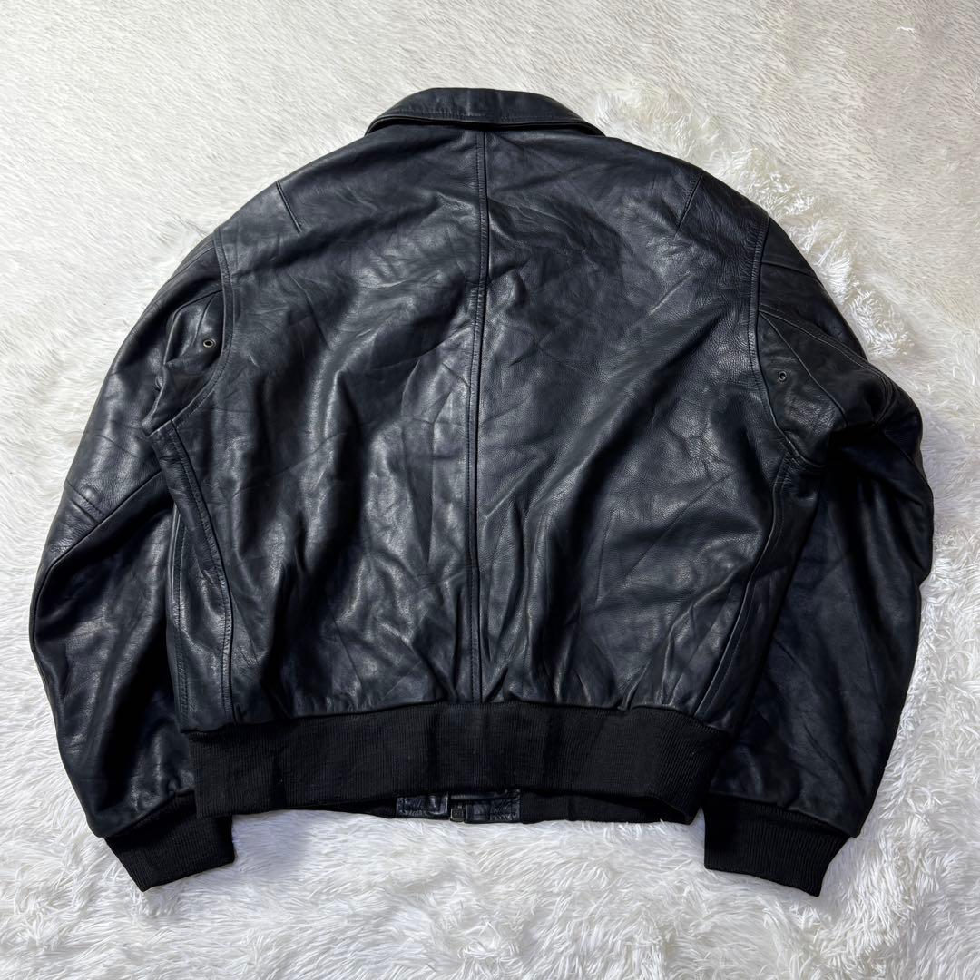 【90s】REDSKINS レザー フライトジャケット XL フランス空軍仕様