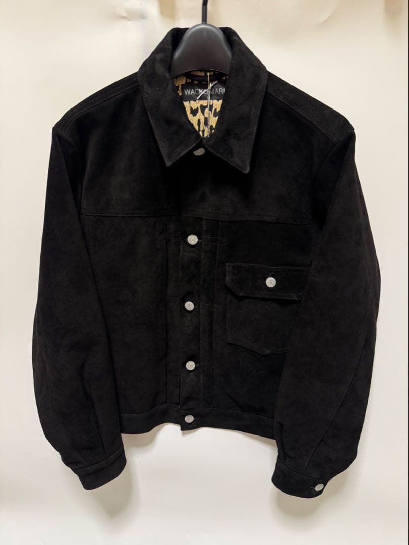 ワコマリア　野村訓市着用　スウェード　レザー　トラッカージャケット 26ss