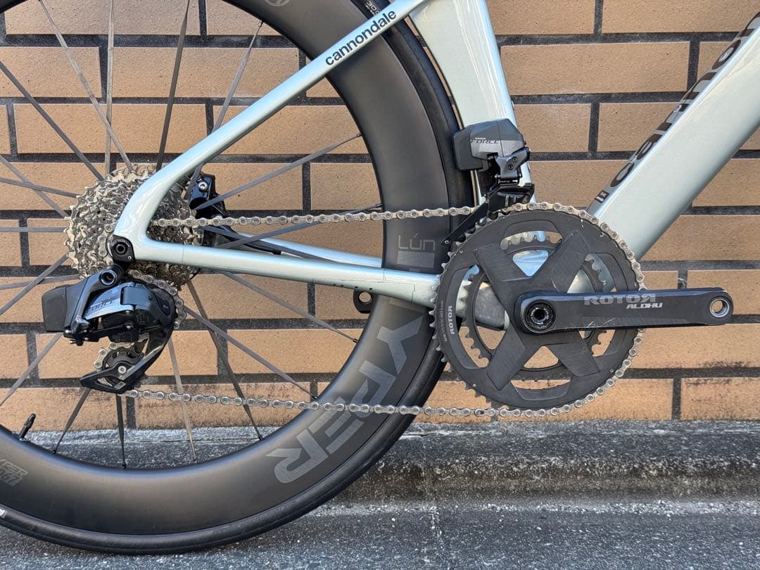 美品　キャノンデール　システムシックス　スラム　etap ホイール抜き