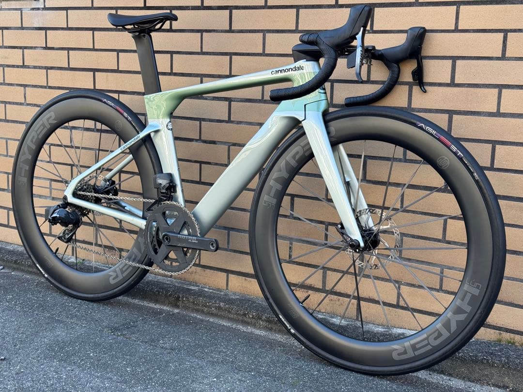 美品　キャノンデール　システムシックス　スラム　etap ホイール抜き