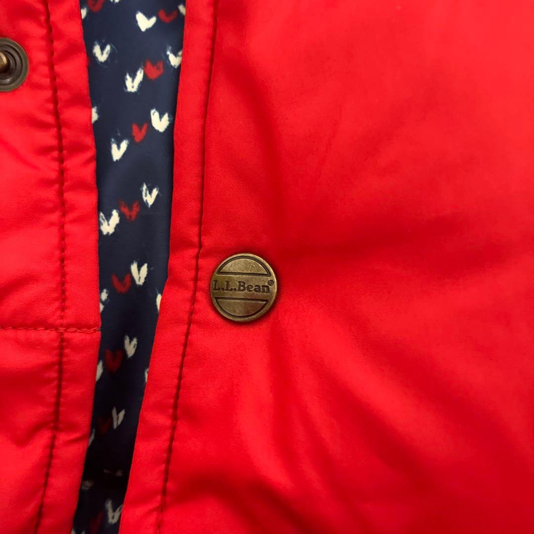 80s復刻L.L.Bean ダウンベスト 裏生地バーズアイ　リバーシブル