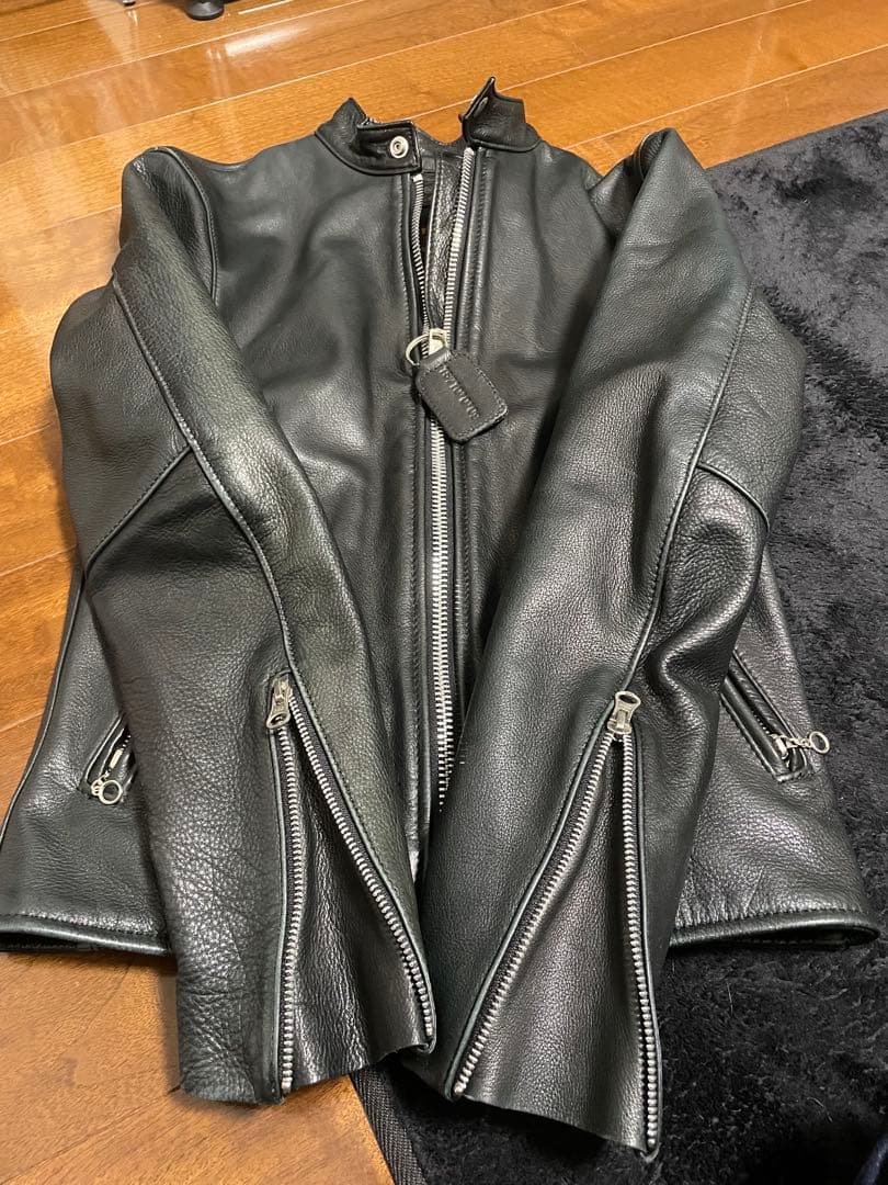 VANSON シングルレザージャケット　34サイズ　USA製