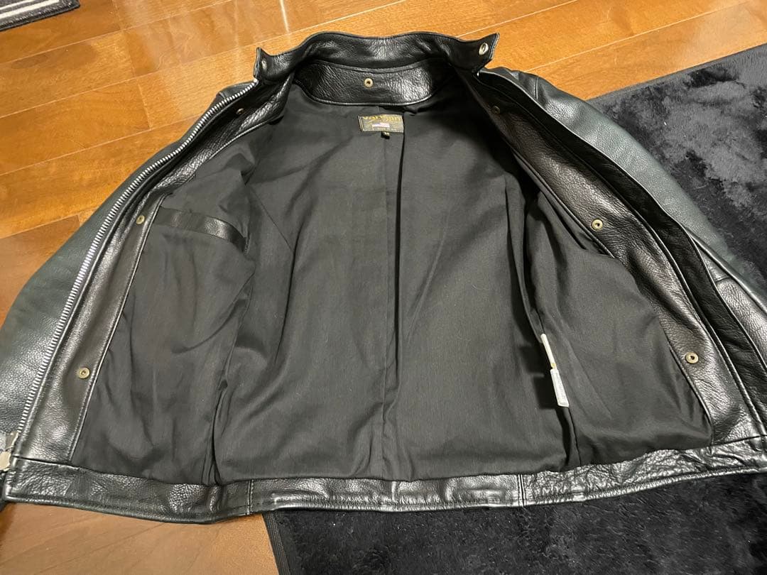 VANSON シングルレザージャケット　34サイズ　USA製