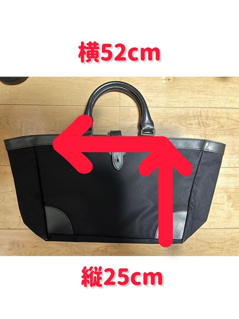 ホワイトハウスコックス　黒　トート　新品