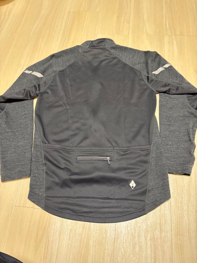 【美品】mont-bell メリノウールプラス サイクルジャージM