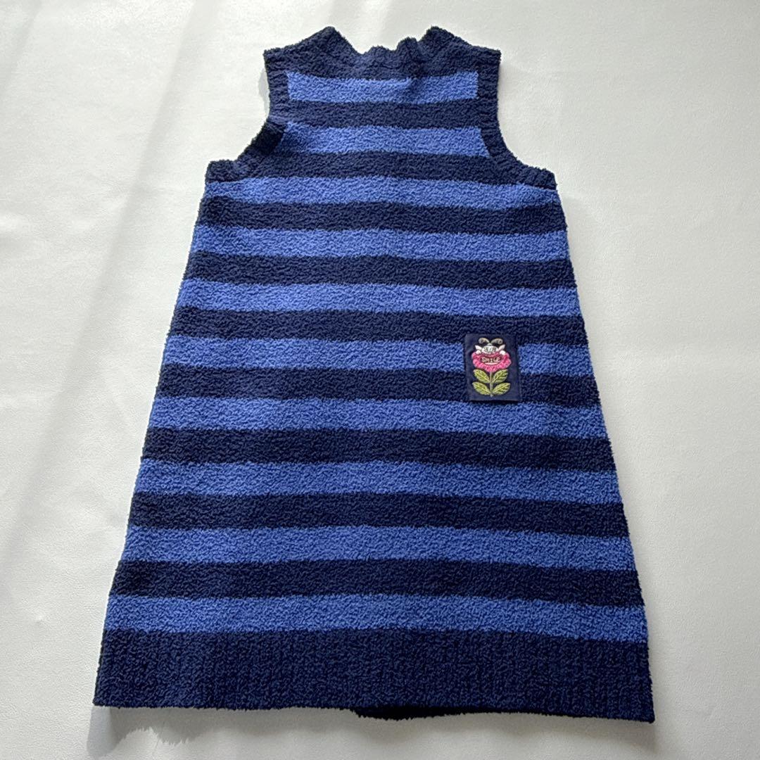 オレボレブラ　アルベロベロ ロングニットカーディガン　ロングベスト　ブタ刺繍